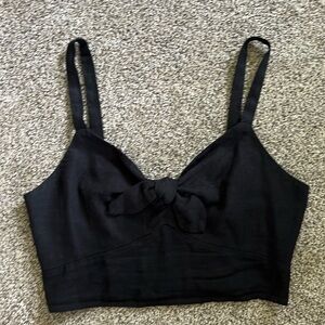 Universal threads linen bow tank top